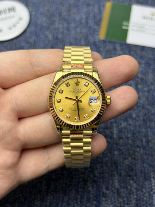 劳力士GS日志型系列 女款31mm 日志31系列 全金款 全金钻面 女士腕表 搭载改Cal.2236全自动机械机芯 商品图1