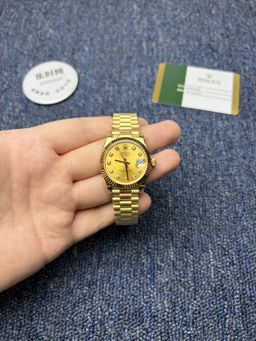 劳力士GS日志型系列 女款31mm 日志31系列 全金款 全金钻面 女士腕表 搭载改Cal.2236全自动机械机芯 商品图0