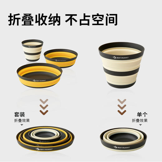 seatosummit折叠杯户外可伸缩硅胶杯旅行便携露营咖啡杯碗碟餐具 商品图4