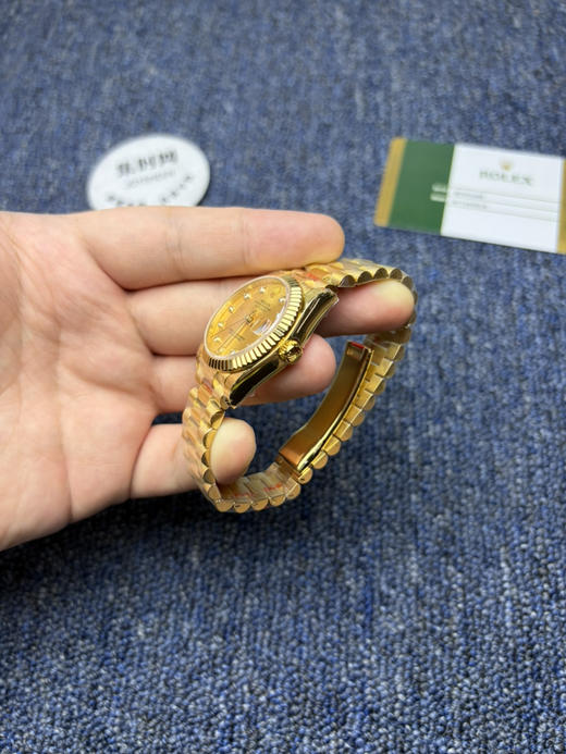 劳力士GS日志型系列 女款31mm 日志31系列 全金款 全金钻面 女士腕表 搭载改Cal.2236全自动机械机芯 商品图3