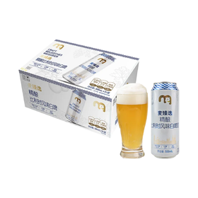 麦德龙 麦臻选 精酿比利时风味白啤 500ml*12/24