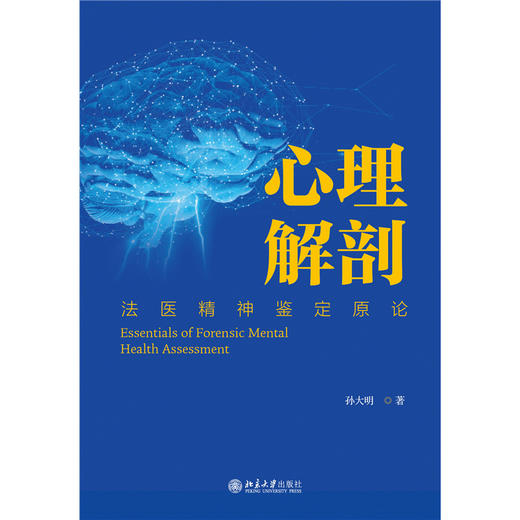 心理解剖：法医精神鉴定原论 孙大明 著 北京大学出版社 商品图1