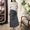 【轻薄透气 柔顺抗皱】colcl 亚麻肌理慵懒半身裙 垂顺面料 多色可选 商品缩略图6