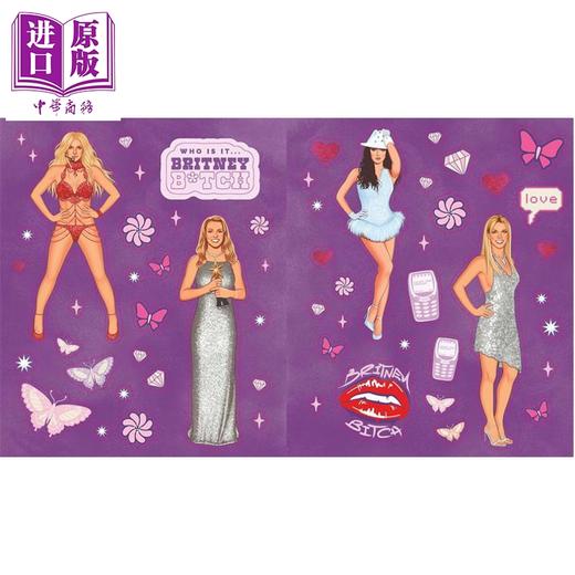 预售 【中商原版】布兰妮官方贴纸书 超过500个贴纸 The Official Britney Spears Sticker Book 英文原版 Running Press 商品图1