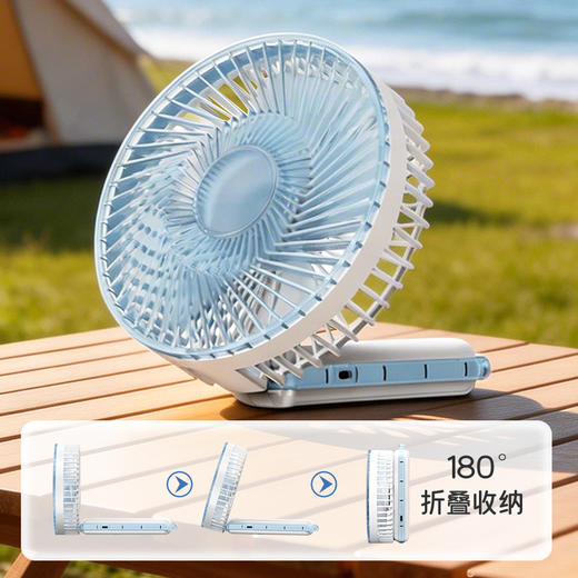 【6寸大扇面 100档无级飓风】卡屋 6寸大手持风扇 小巧便携 数控显档 F02 商品图3