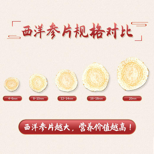 西洋参片软支250g罐装 东北特产 商品图2