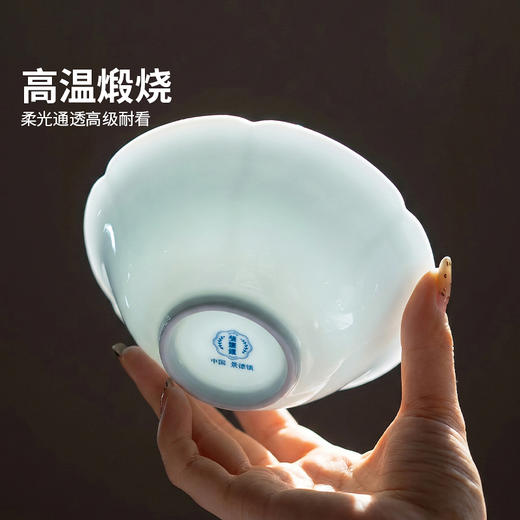 摩登主妇釉下彩景德镇餐具陶瓷饭碗家用盘子2026新款高级实用碗具 商品图4