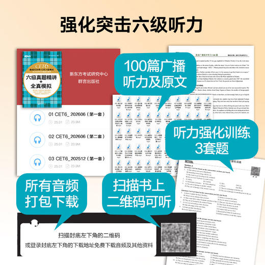 (26下)四级真题精讲+全真模拟   四级/六级 商品图5