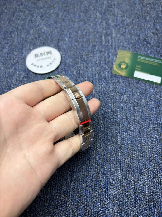 劳力士格林尼治型系列"沙士圈" 格林尼治GMT 3285机 板带 三珠带 男士腕表 商品图6