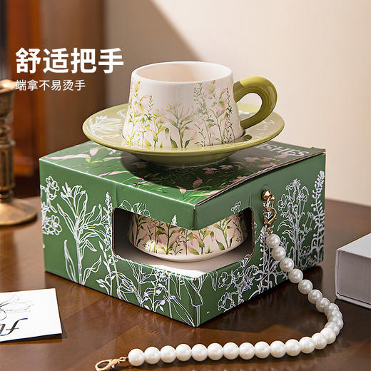 摩登主妇咖啡杯套装陶瓷杯子高档精致生日乔迁新婚礼物家用喝水杯 商品图3
