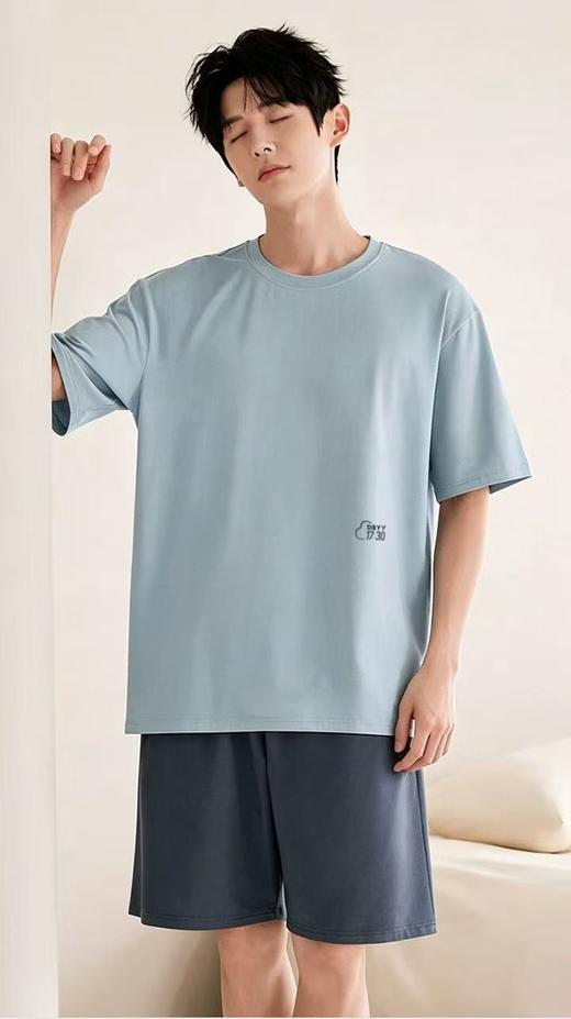 【99元2套】莱赛尔天丝凉感家居服 | 65%莱赛尔，轻薄如风，好舒服～男女情侣款 商品图4