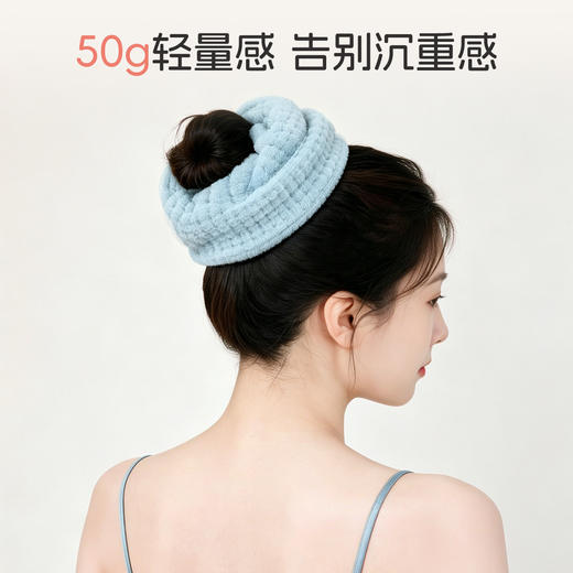 【束发不勒 久戴舒适】萝萝拉 干发发圈 高密吸水绒 洗头速干 告别湿漉漉长发 商品图3