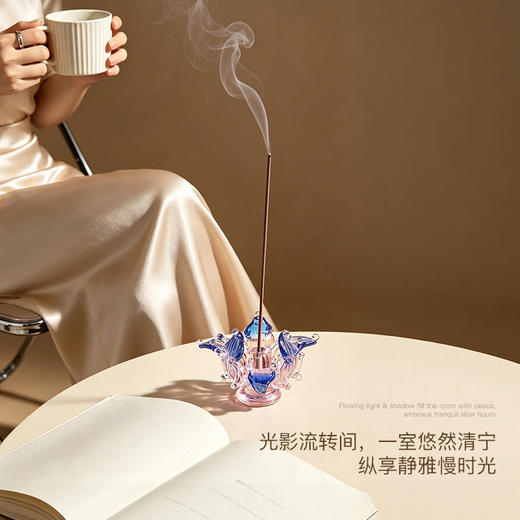 大英博物馆博物志系列鸢尾花摆件线香礼盒 商品图1