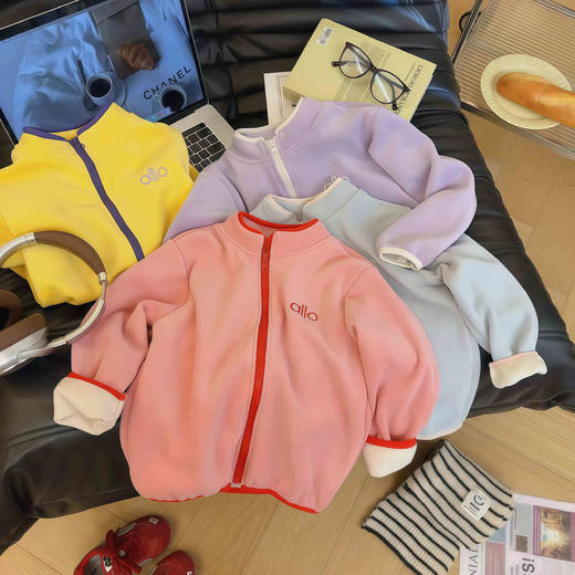 【39.9 元】｜男女童双面绒立领防风保暖校服内胆上衣聚★为爱严选 商品图3