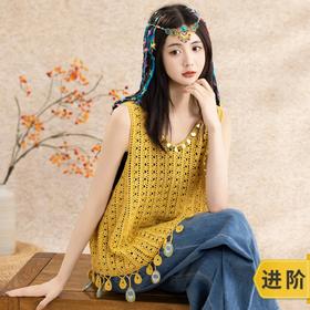 苏苏姐家雀翎背心手工diy编织钩针知叙毛线团民族风衣服材料包
