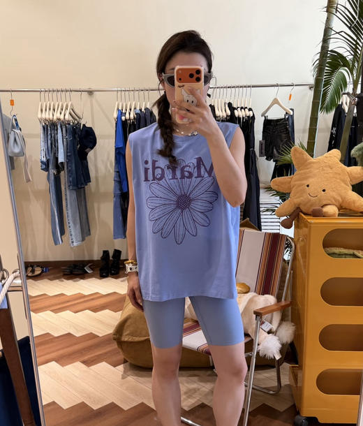 原单Mardi女士雏菊印花无袖背心070702 商品图1