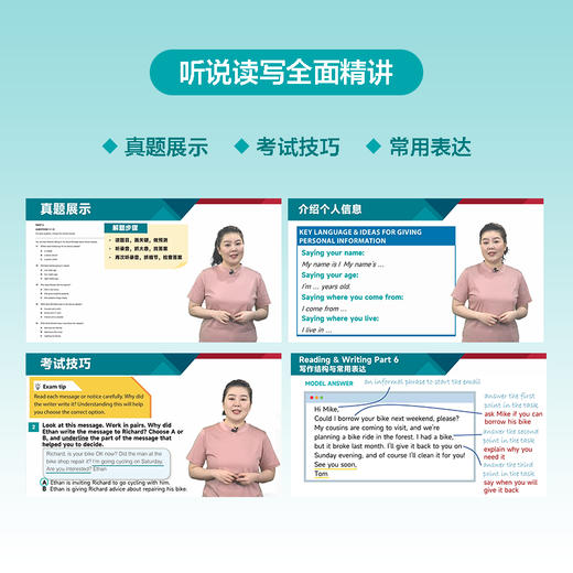 COMPACT KET青少版剑桥官方冲刺备考教程(第二版)精讲课 书课包 商品图3