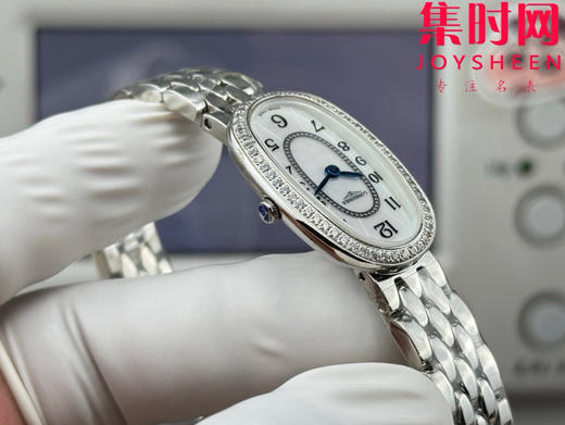 浪琴圆舞曲系列 椭圆形 鹅蛋形 浴缸形 女士腕表 原版开模 瑞士进口石英机芯 圆舞曲Mini款 表盘尺寸：18x25mm 商品图6