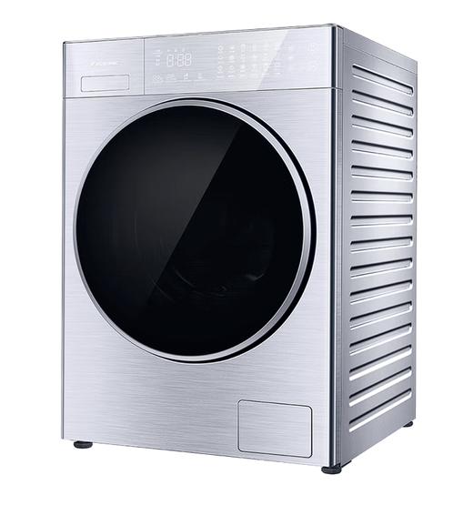 松下 洗衣机 XQG120-L26R 滚筒洗衣机 12公斤 极速银 一级能效 全自动 无烘干 变频 CCC强制性认证 1200转/分钟 上排水 商品图1