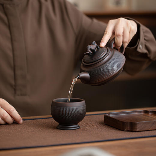 疯抢中！！【非遗匠心大师之作】缘道紫陶扭转乾坤茶器系列 礼盒装 送礼佳品 商品图3