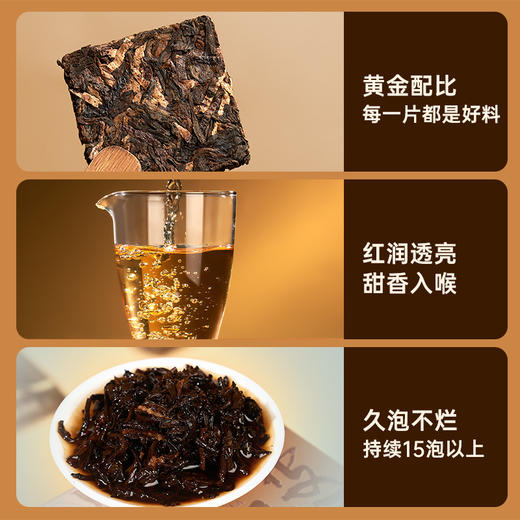 【厦航专属】华祥苑-陈皮白茶+陈皮普洱+福鼎白茶 方片105g*3盒 商品图5