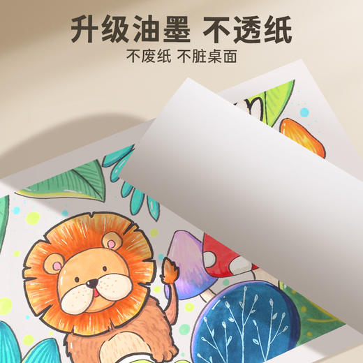 清仓特价🔥【48色到手价格29.9元❗️万物皆可画】ENMY恩米出口英文版 扁盒装马克笔可叠色丙烯马克笔 商品图3