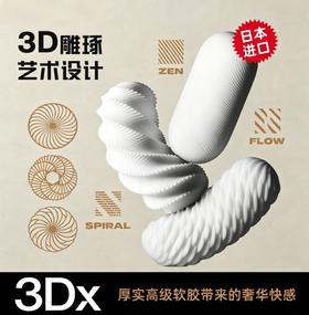 日本TENGA 3Dx螺旋手动飞机杯