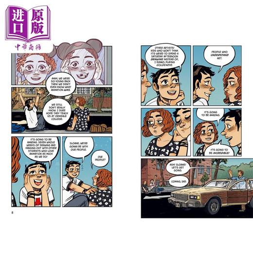 【中商原版】中间物 绘本小说 英文原版 Inbetweens Faith Erin Hicks 商品图3