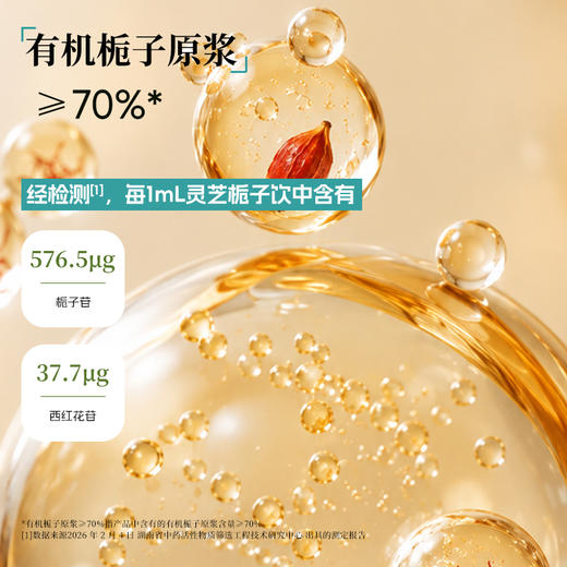 【特选好材】Doctor jepson 灵芝栀子饮 30ml*10条/盒 撕开即饮清甜顺滑 商品图1