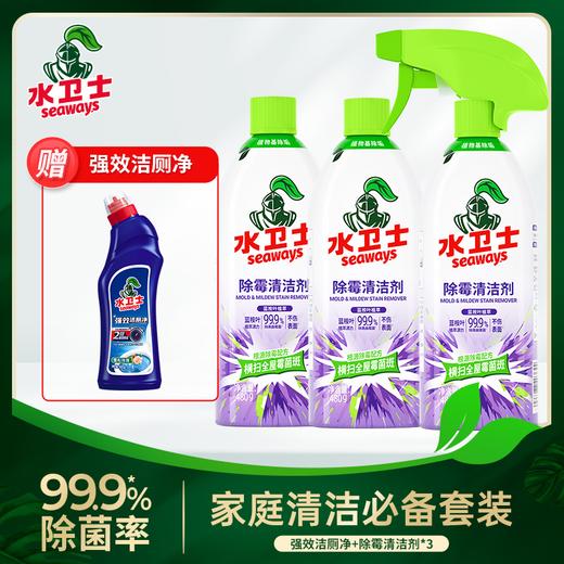 【除霉】水卫士 除霉清洁剂480g/瓶 商品图1