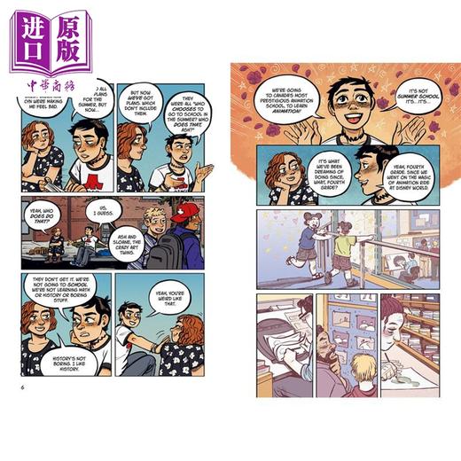 【中商原版】中间物 绘本小说 英文原版 Inbetweens Faith Erin Hicks 商品图4