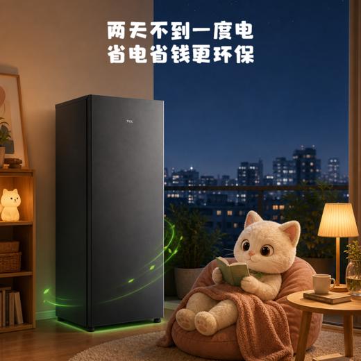 【TCL冰箱】TCL喵小鲜118升单门双温家用小冰箱节能低噪租房电冰箱 商品图7
