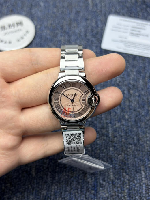 CR卡地亚蓝气球系列 中号33mm 粉气球 女士腕表 商品图1