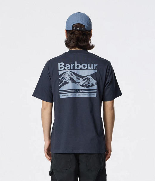 原单Barbour 男女款后背印花T恤070801 商品图9