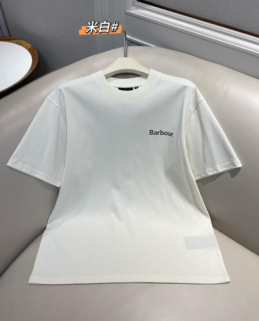 原单Barbour 男女款后背印花T恤070801 商品图1