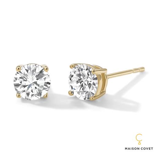 MAISON COVET  单颗培育钻石耳钉 商品图2