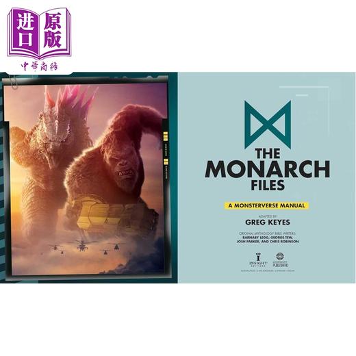 预售 【中商原版】君主档案 怪物宇宙手册 The Monarch Files A Monsterverse Manual 英文原版 泰坦科幻艺术作品 商品图1