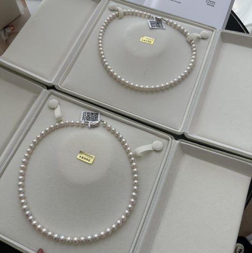 闭眼入的经典款｜6.5-7.5mm ji光淡水珍珠项链 细微瑕 新珠子 商品图13
