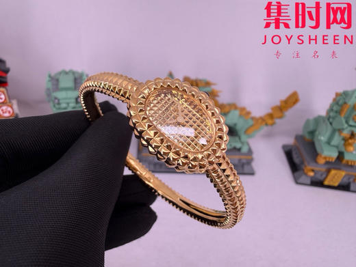 美物 | 卡地亚 baignoire浴缸系列“黄金铠甲” 女士腕表 手镯手表 浴缸穿上钻石黄金铠甲 商品图9