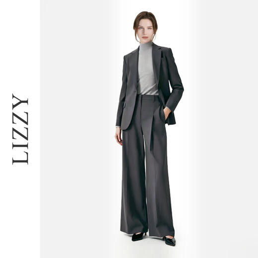 LIZZY老钱风精纺羊毛气质通勤西装外套秋季新8188 商品图1