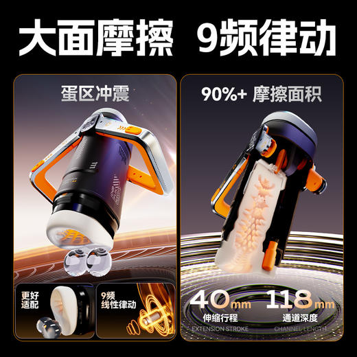 怪兽集合 极系列电动飞机杯GENEX4 伸缩震蛋 商品图3