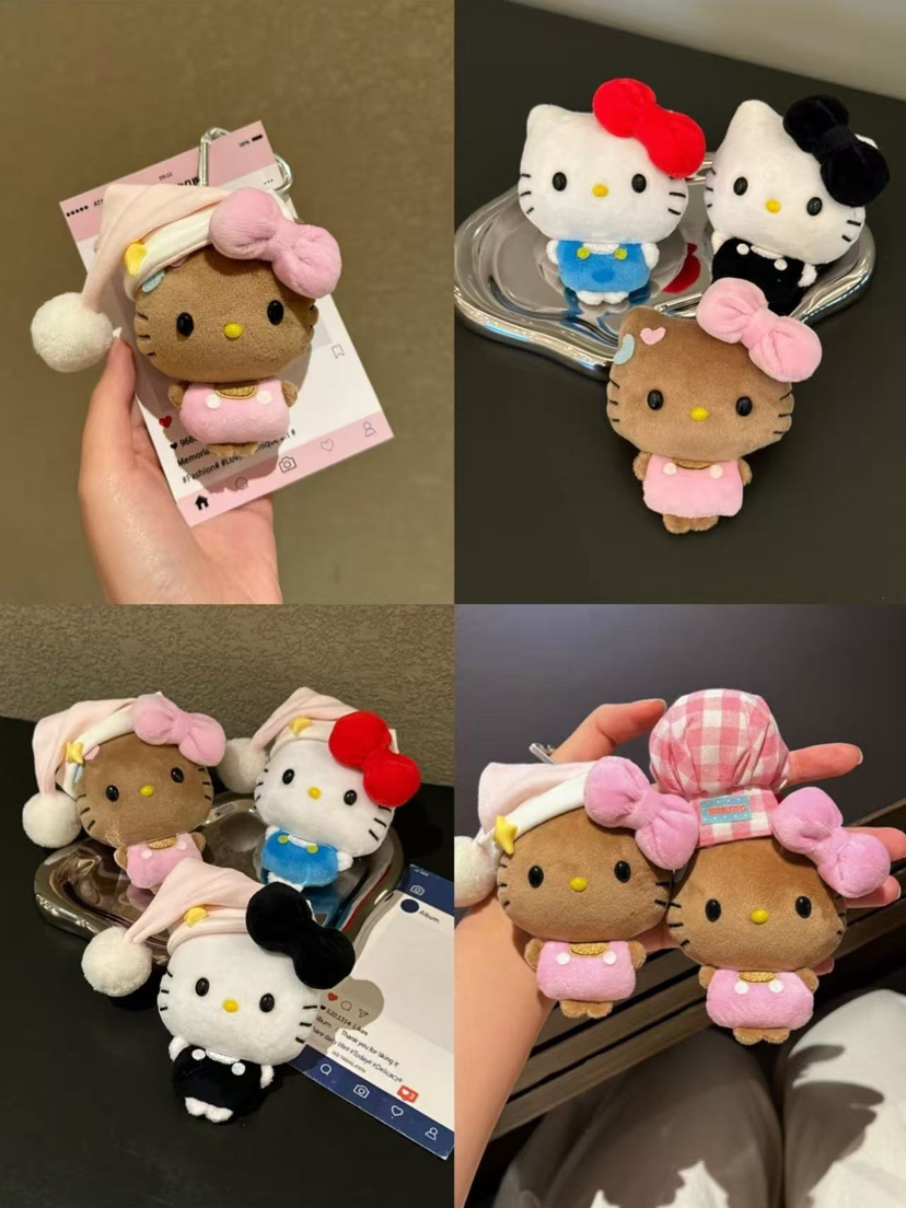 甜美Hello Kitty 毛绒挂件🈴集