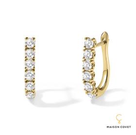 MAISON COVET  Hoop造型培育钻石耳饰