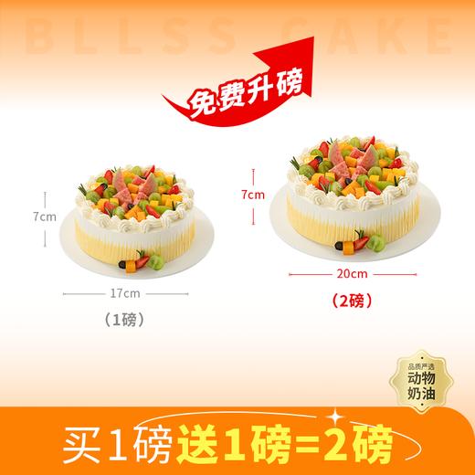 【免费升磅-买1磅送1磅，到手2磅】芒芒盛夏/果粒满满水果蛋糕，多种水果铺满顶层，每一口都是鲜活的夏天（今日特惠） 商品图2