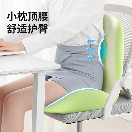 【人体工学环抱 腰靠+坐垫二合一】环抱一体靠垫 商品图2