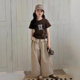 【温柔韩系❗软糯亲肤】2026新款女童棉夏日绝美套装夏季洋气时髦独特漂亮时尚.xe★深秘心选