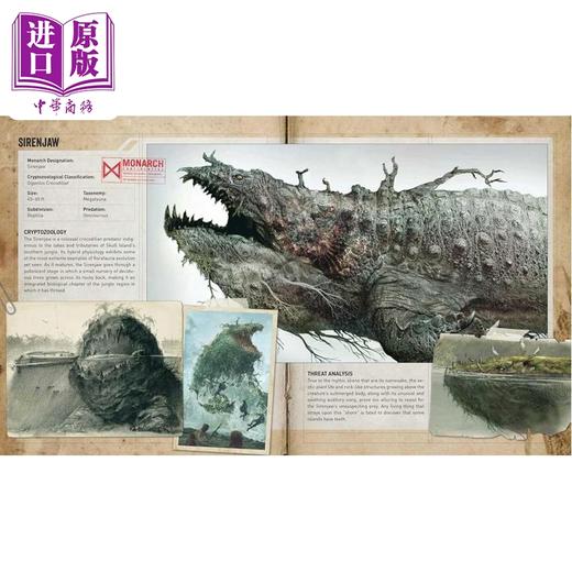 预售 【中商原版】君主档案 怪物宇宙手册 The Monarch Files A Monsterverse Manual 英文原版 泰坦科幻艺术作品 商品图2