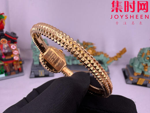 美物 | 卡地亚 baignoire浴缸系列“黄金铠甲” 女士腕表 手镯手表 浴缸穿上钻石黄金铠甲 商品图5