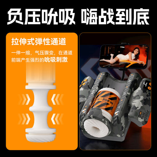 怪兽集合  核系列电动飞机杯GRAZY雷电 伸缩吮吸 商品图3