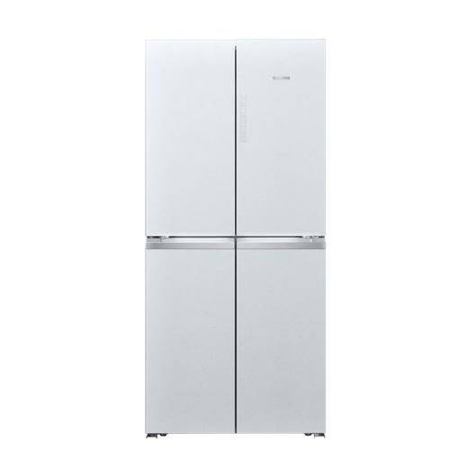 博世 冰箱 KCE88AA26C 十字四门冰箱 548升  润玉白  左右开 玻璃面板  LED数码屏显示 独嵌两用  风冷 变频 一级能效 双循环 电脑控温 商品图0